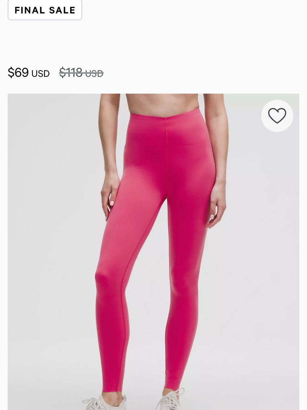 lululemon athletica Glow Up NWT size 4